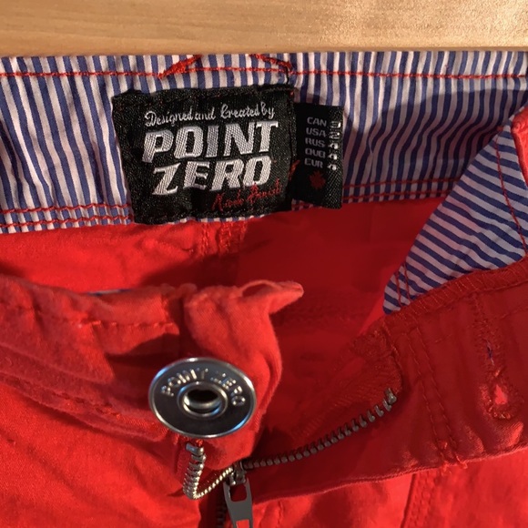 Point Zero Capris Orange-Red size US2 - Picture 4 of 7